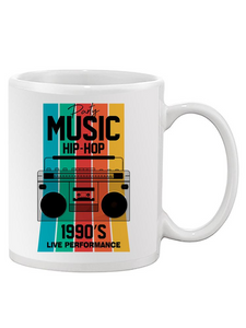 Party Music Hip-Hop Mug -SPIdeals Designs