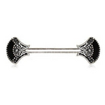 316L Stainless Steel Antique Fan Nipple Bar