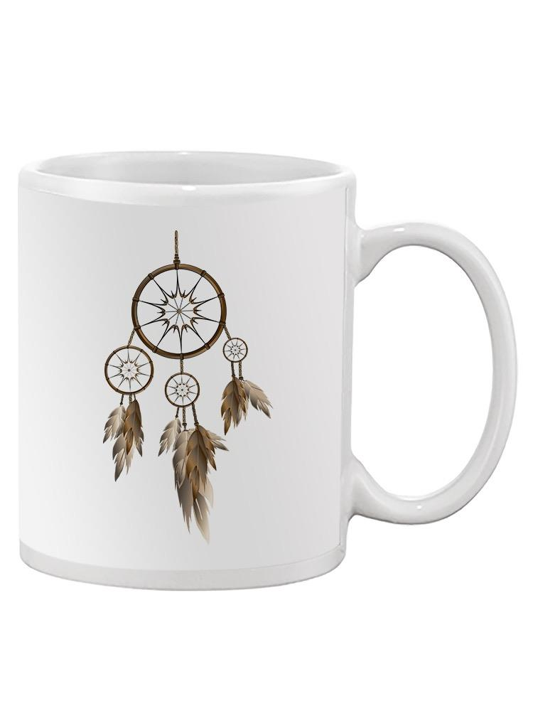 Dream Catcher Brown Feathers Mug Unisex