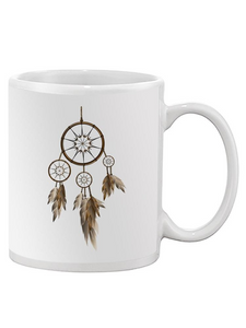 Dream Catcher Brown Feathers Mug Unisex