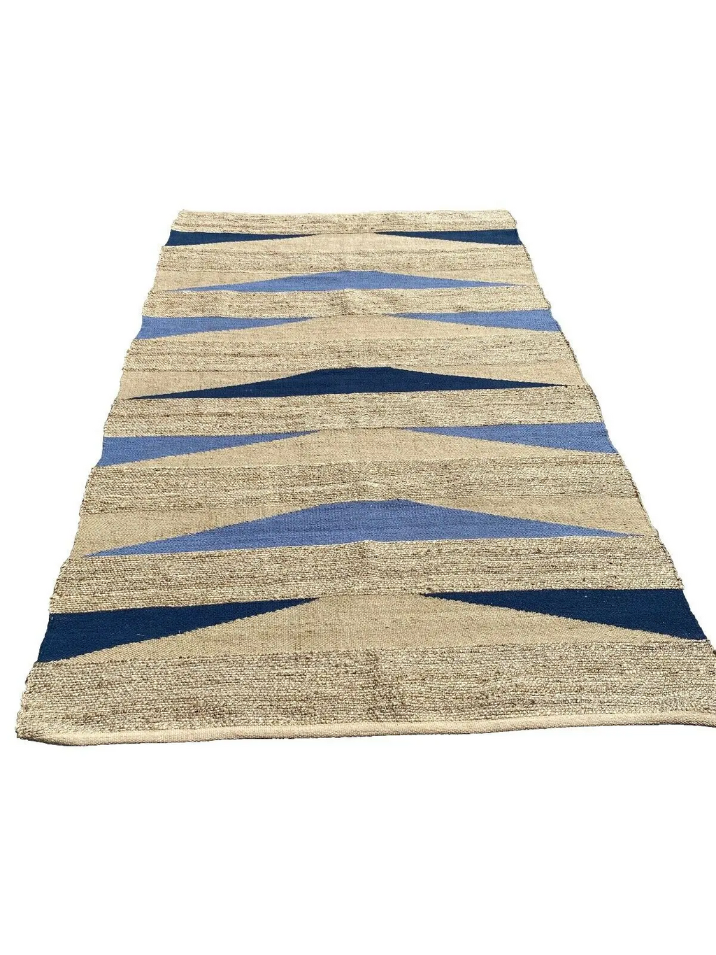 Spura Home Striped Beach Jute Brown Contemporary Area rug For Living Room 5x8