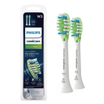 Philips Sonicare Genuine W3 Premium White Replacement Toothbrush Heads - HX9062/65 - 2 Brush Heads - White
