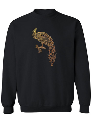 Ethnic Peacock Sweatshirt Women's