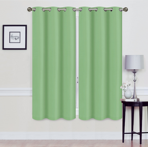 Madonna Foam-Backed Blackout Curtain Panels with Grommets