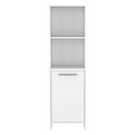 Romulo Kitchen Pantry, Two External Shelves, Single Door Cabinet, Two Interior Shelves