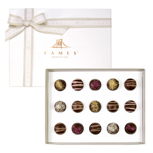 Fames Luxury Chocolate Gift Box, Kosher, Dairy Free.