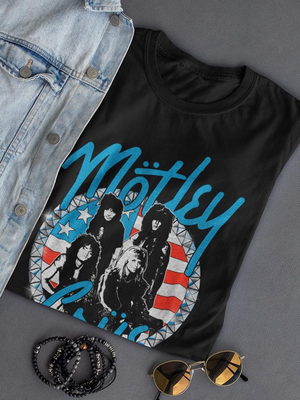 Motley Crue Icon Tee Women's -Motley Crue Designs