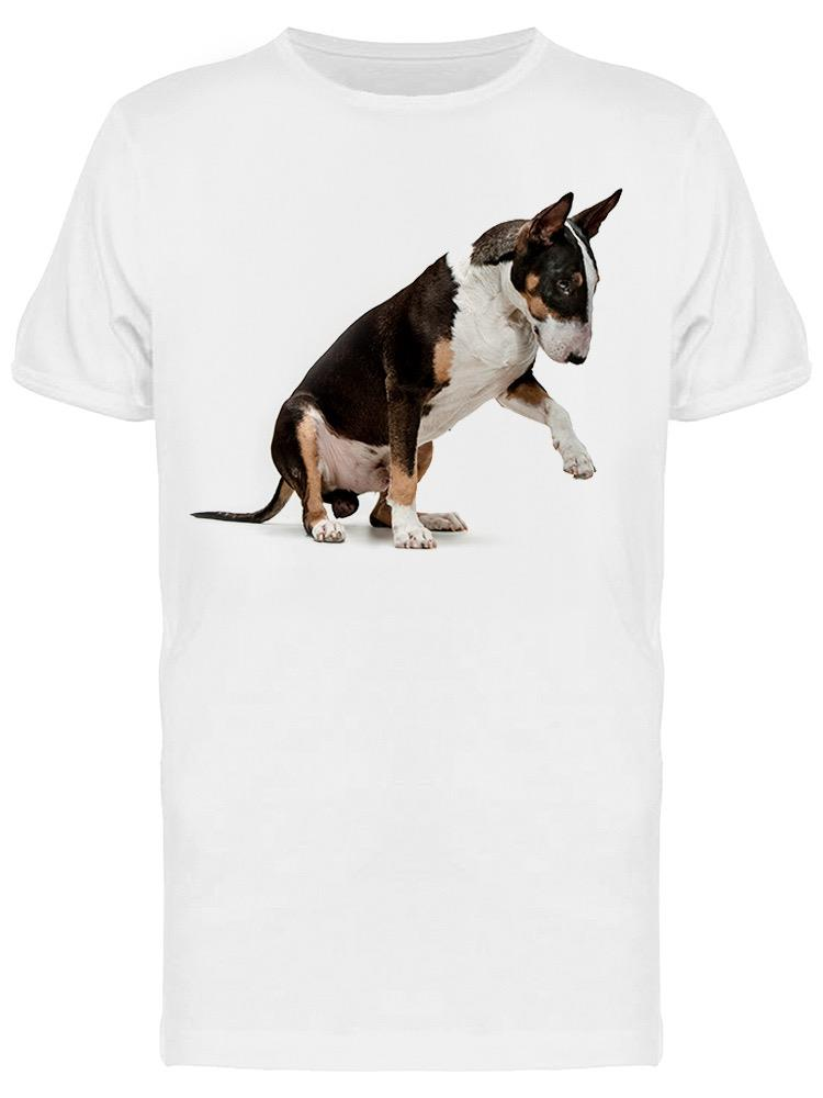 Bull Terrier Raises A Paw Tee Men's