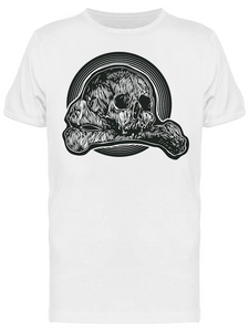 Burning Bones And Skull Tee Men's -Image by Shutterstock