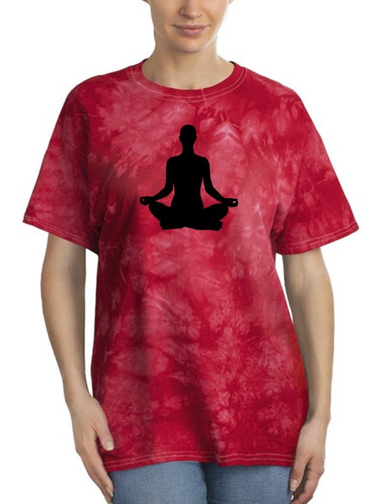 Yoga Silhouette      Tie Dye Tee -Image by Shutterstock