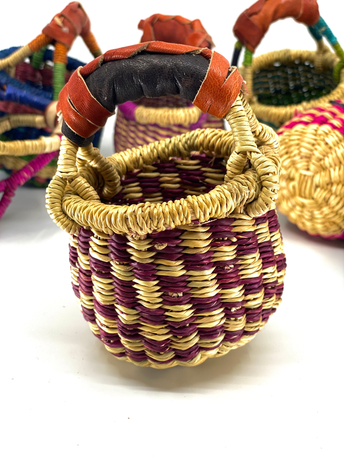 Mini Bolga Baskets, 3” - 4”