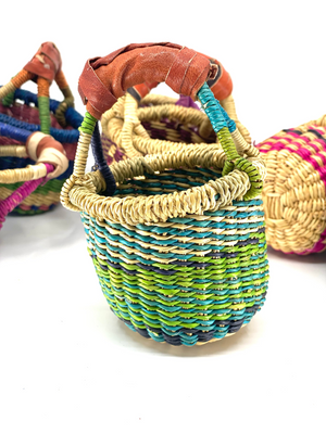 Mini Bolga Baskets, 3” - 4”