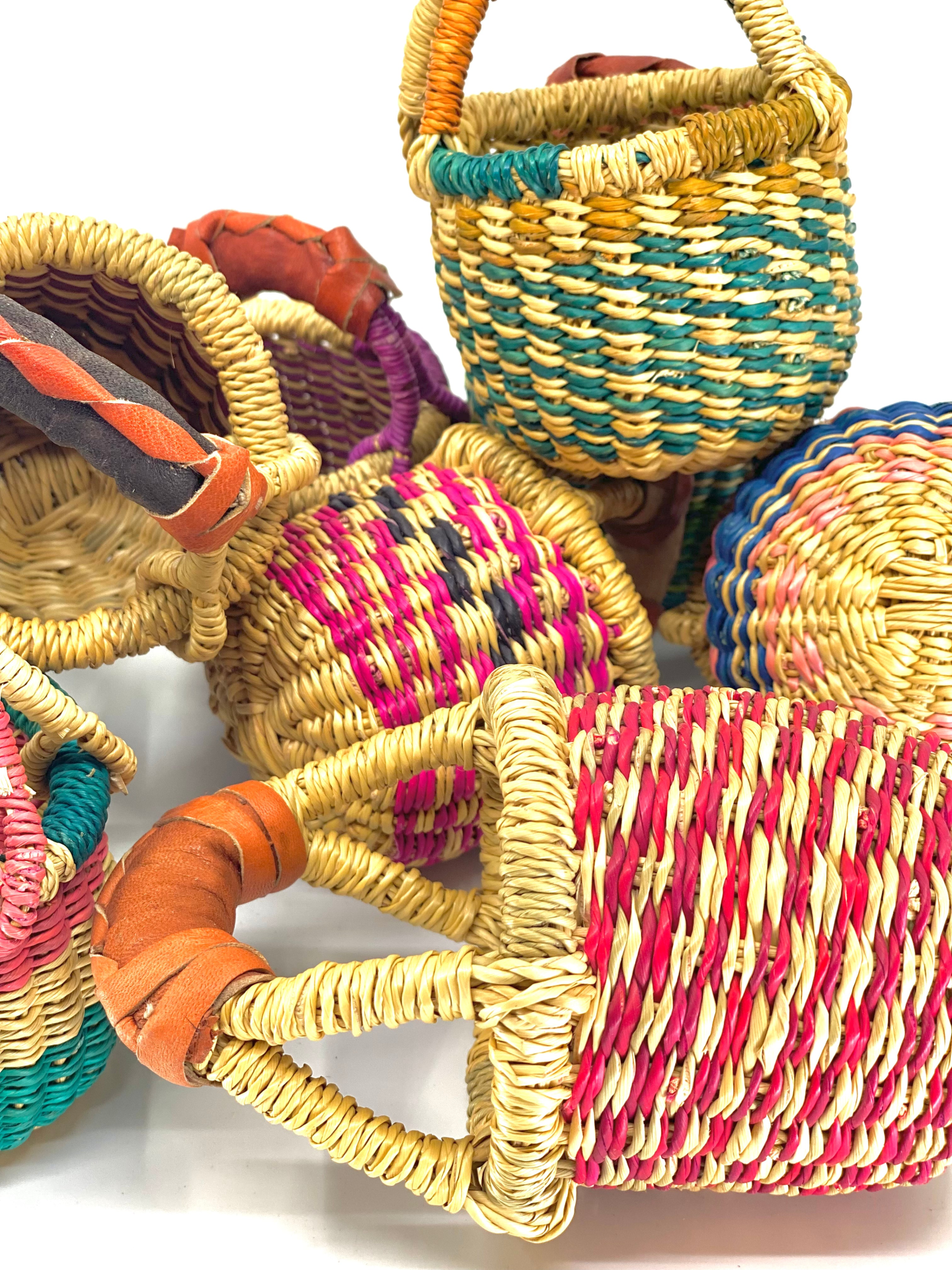 Mini Bolga Baskets, 3” - 4”