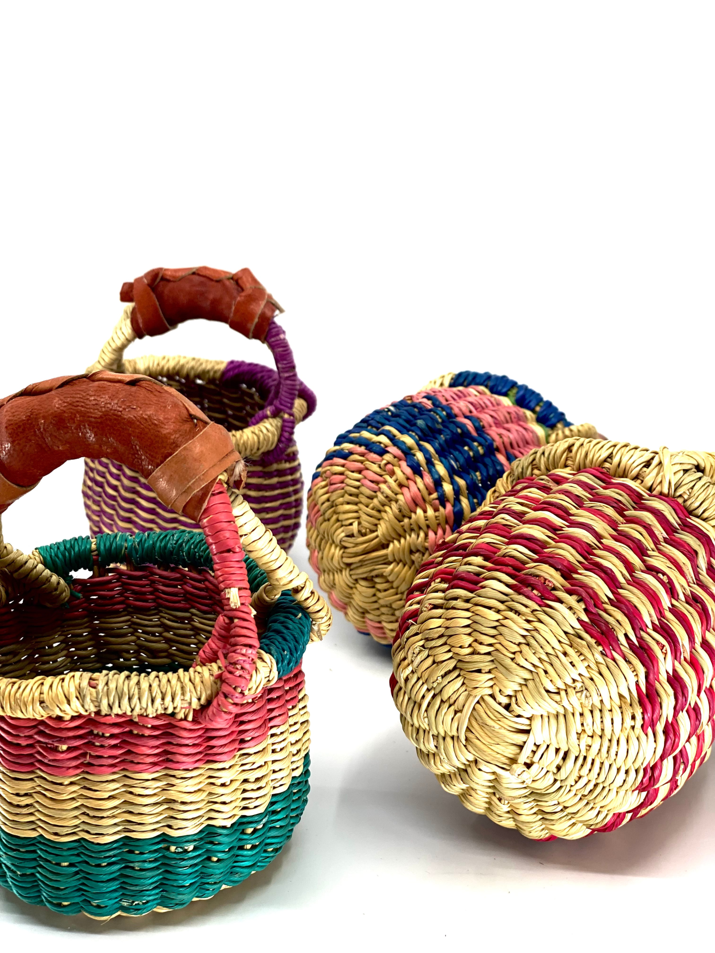 Mini Bolga Baskets, 3” - 4”