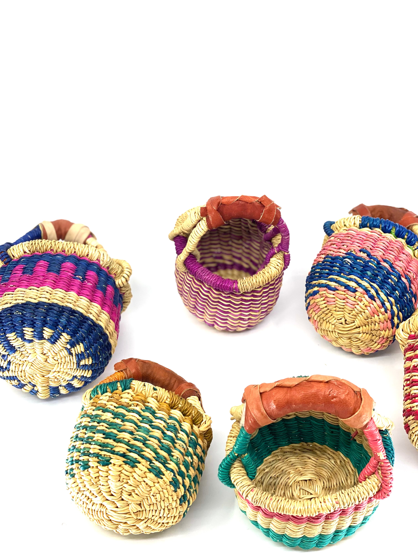 Mini Bolga Baskets, 3” - 4”