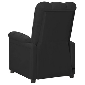 vidaXL Massage Recliner Black Fabric