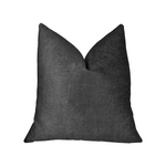 Luna Black Luxury Throw Pillow