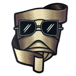 Invisible Man head sticker