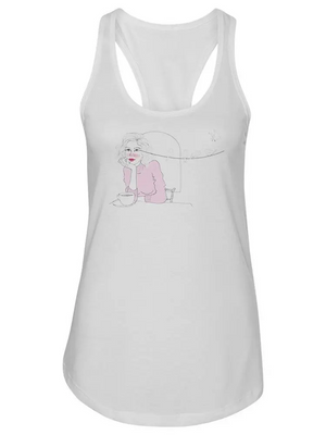 Dreamy Girl With Birds Tank Women's