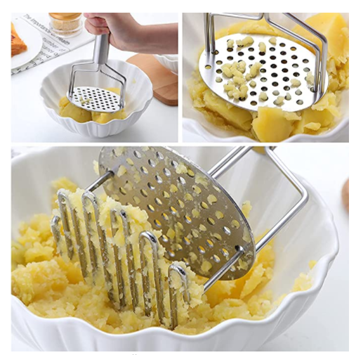 Stainless Steel Dual Press Potato Ricer and Potato Masher