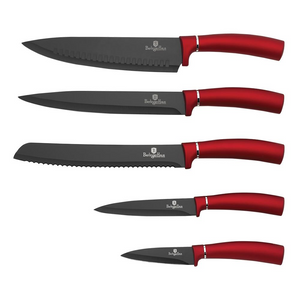 6-Piece Knife Set with Magnetic Holder