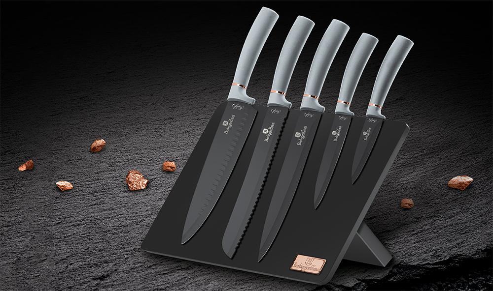 6-Piece Knife Set with Magnetic Holder