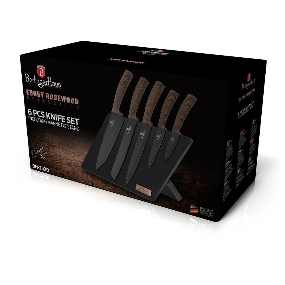 6-Piece Knife Set with Magnetic Holder