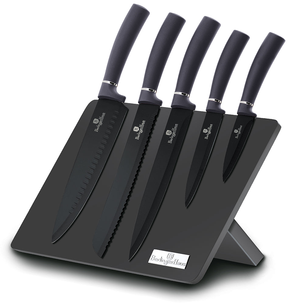 6-Piece Knife Set with Magnetic Holder