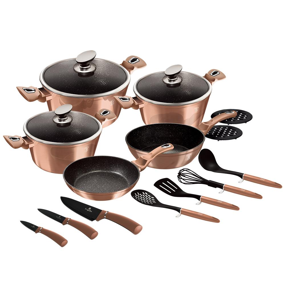 17-Piece Kitchen Cookware Set