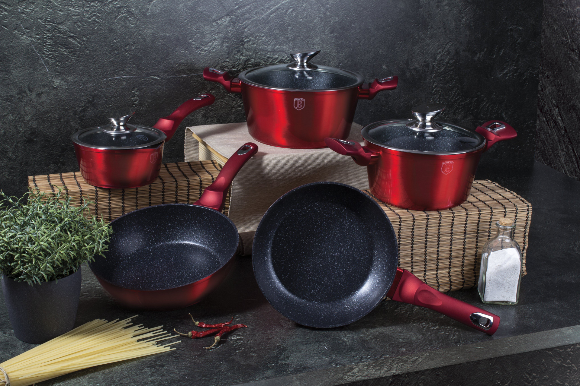 17-Piece Kitchen Cookware Set