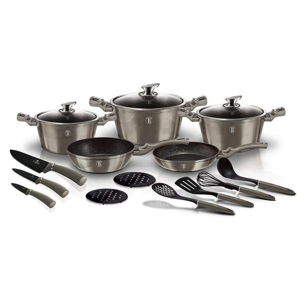 17-Piece Kitchen Cookware Set