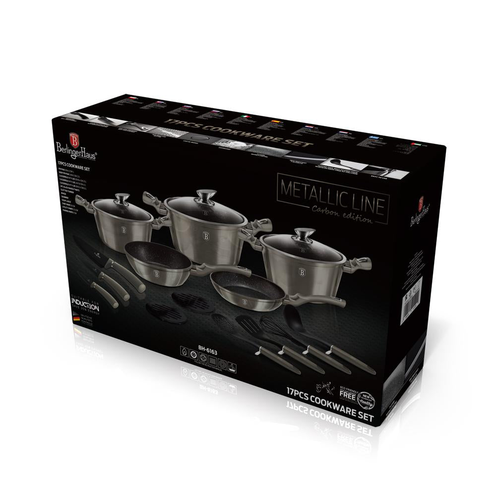 17-Piece Kitchen Cookware Set