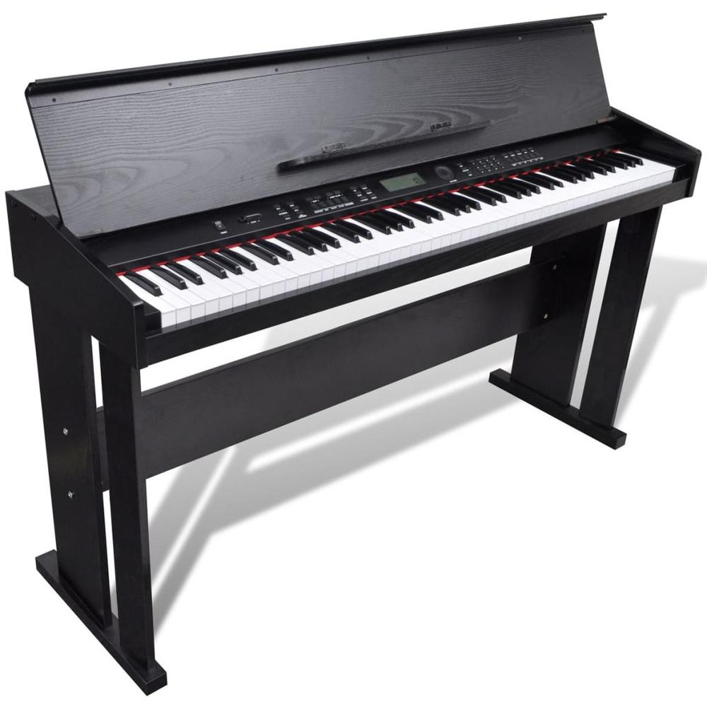 Classic Electronic Digital Piano with 88 Keys & Music Stand