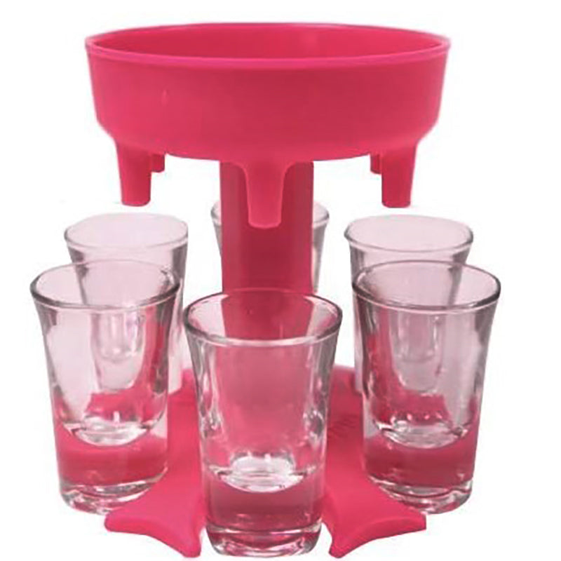 Auto Tapster – 6 Shot Glass Dispenser Holder Drinking Games Tools