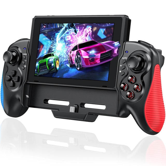 Gamepad For Nintendo Switch Controller Handheld Grip Double Motor Vibration Joypad Built-in 6-Axis Gyro Joystick For Switch