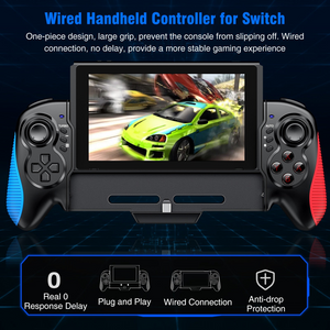 Gamepad For Nintendo Switch Controller Handheld Grip Double Motor Vibration Joypad Built-in 6-Axis Gyro Joystick For Switch