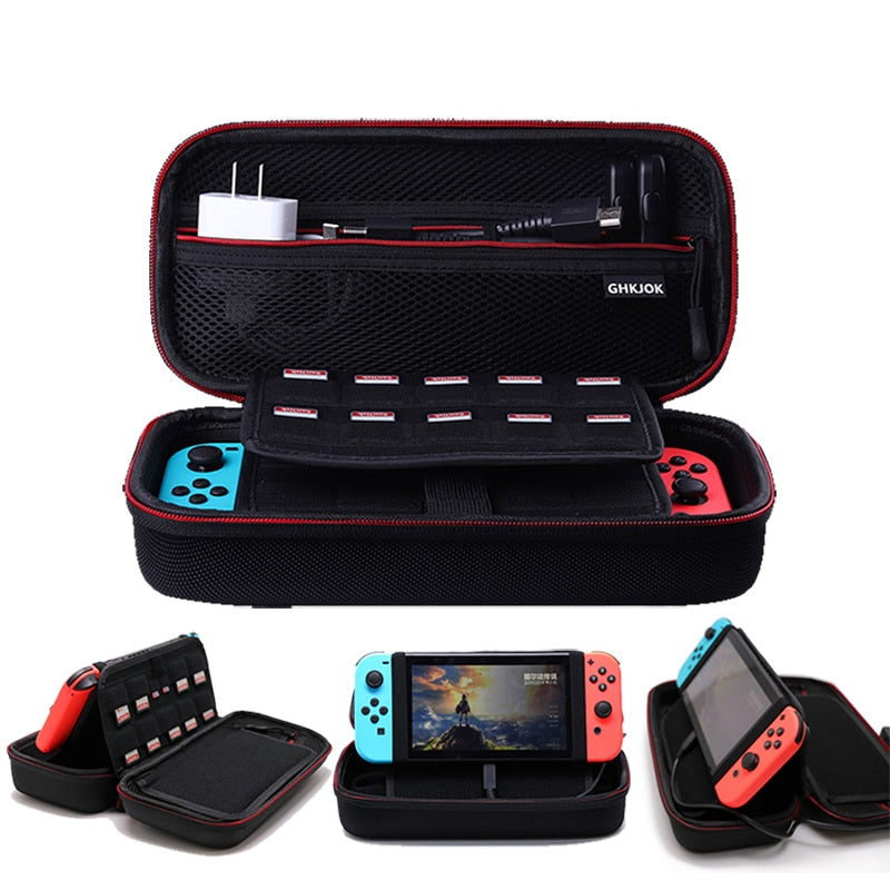 For Nintendo Switch Travel Carrying cases Protective EVA Hard Storage Bags Pouch Cover for NS Nintend Accessories HDD Zip cases