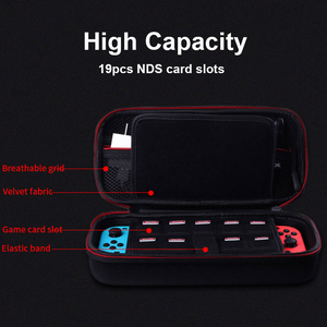 For Nintendo Switch Travel Carrying cases Protective EVA Hard Storage Bags Pouch Cover for NS Nintend Accessories HDD Zip cases