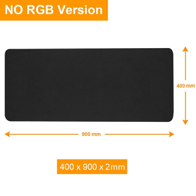 RGB Mouse Pad Gaming Mouse Pad Computer Large Mousepad Backlit XXL Mouse Pads LED Gamer Mause Carpet 900x400 Desk Mat For CS