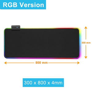 RGB Mouse Pad Gaming Mouse Pad Computer Large Mousepad Backlit XXL Mouse Pads LED Gamer Mause Carpet 900x400 Desk Mat For CS