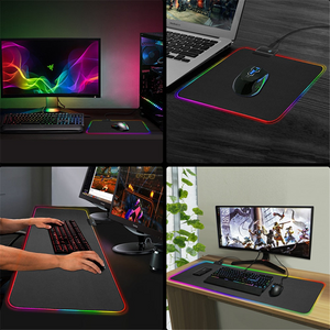 RGB Mouse Pad Gaming Mouse Pad Computer Large Mousepad Backlit XXL Mouse Pads LED Gamer Mause Carpet 900x400 Desk Mat For CS