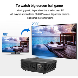 1080p Projector Full HD Home Projector Theater Smart Android WiFi LCD LED Video Beamer For Smartphone Projector