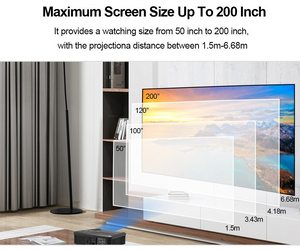 1080p Projector Full HD Home Projector Theater Smart Android WiFi LCD LED Video Beamer For Smartphone Projector