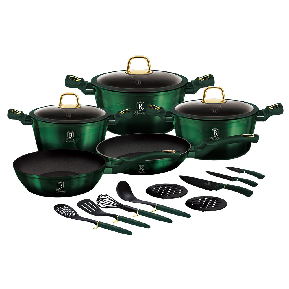 17-Piece Kitchen Cookware Set