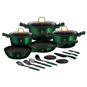 17-Piece Kitchen Cookware Set