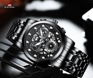 Men's Hollow Out Business Watch Trend Quartz Luminous VAVA2451