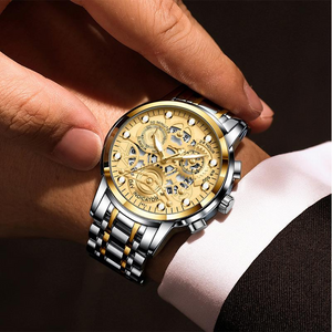 Men's Hollow Out Business Watch Trend Quartz Luminous VAVA2451