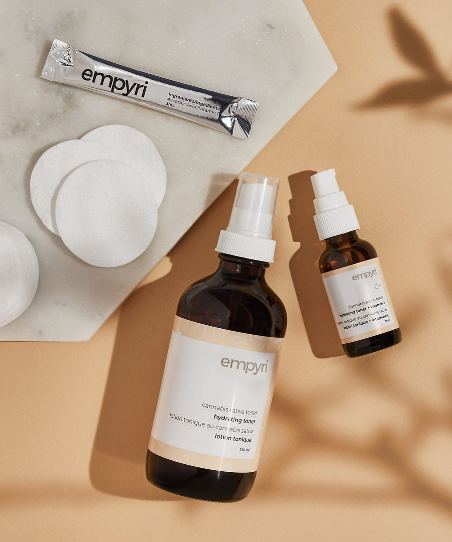 empyri - hydrating hemp toner + vitamin C for acne-prone skin